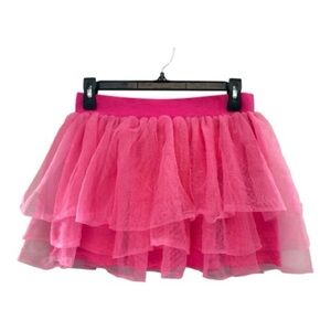 Spirit Hot Barbie Pink Tulle Mini Skirt S/M